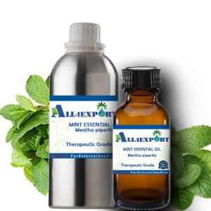 PURE MINT ESSENTIAL OIL Mentha piperita NATURAL HERBAL FRAGRANCE - Picture 1 of 30
