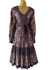 Monsoon Antonia Paisley-Print Bohemian-Hippie Dress UK 14 (US 10) EUR 42