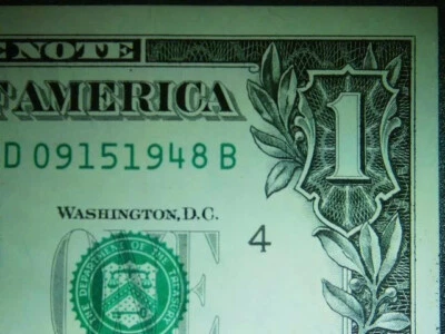 2017A Series $1 Dollar Birthday Note  Sept. 15, 1948  D09151948B  Great Cond.! - Image 1 of 3