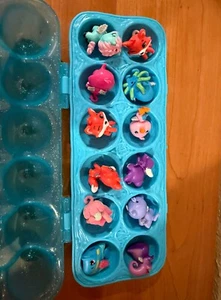 Hatchimals Colleggtibles Lot Figures Glitter Wings Clear Glamfetti EggCarton EUC - Picture 1 of 11
