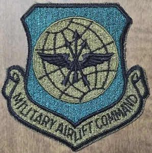 USAF AIR FORCE Military Airlift Command (MAC) Patch SUBDUED BDU VINTAGE 3" ORIG - Picture 1 of 4