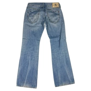 Replay Damen Bootcut Swenf Ani Blue Denim Jeans Größe 31 Straight Jeans - Bild 1 von 9