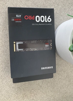 New SAMSUNG 9100 PRO 4TB M.2 2280 PCIe 5.0x4 NVMe SSD w/Heatsink MZ-VAP4T0CW - Image 1 of 4