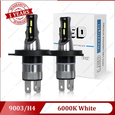 Para Mazda MPV 1996-2006 2X 9003 H4 LED Faros Luz Alta/Baja 6000K Blanco Foto 1 de 4