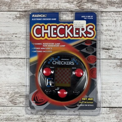 Videojuego electrónico portátil Checkers Radica (NUEVO/NUEVO EN CAJA) Foto 1 de 3