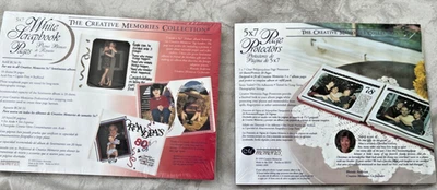 Lot of 2 Creative Memories 5"x7" White Scrapbook Pages Refill & Protectors B/New - Image 1 of 4