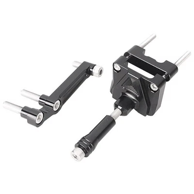 Soporte de montaje de amortiguador de dirección para Kawasaki Ninja 250R 2008 2009 2010 2011 12 Foto 1 de 4