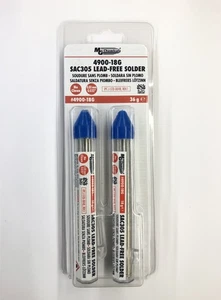 2 Pack, MG Chemicals 4900-18G, 21ga 0.032'' (0.81mm) Dia, Lead Free Solder - Picture 1 of 1