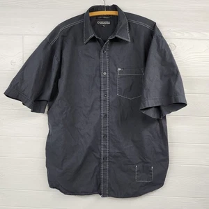 Vintage G-Unit Black Embroidered Short Sleeve Buttonup Shirt Size XL - Picture 1 of 11