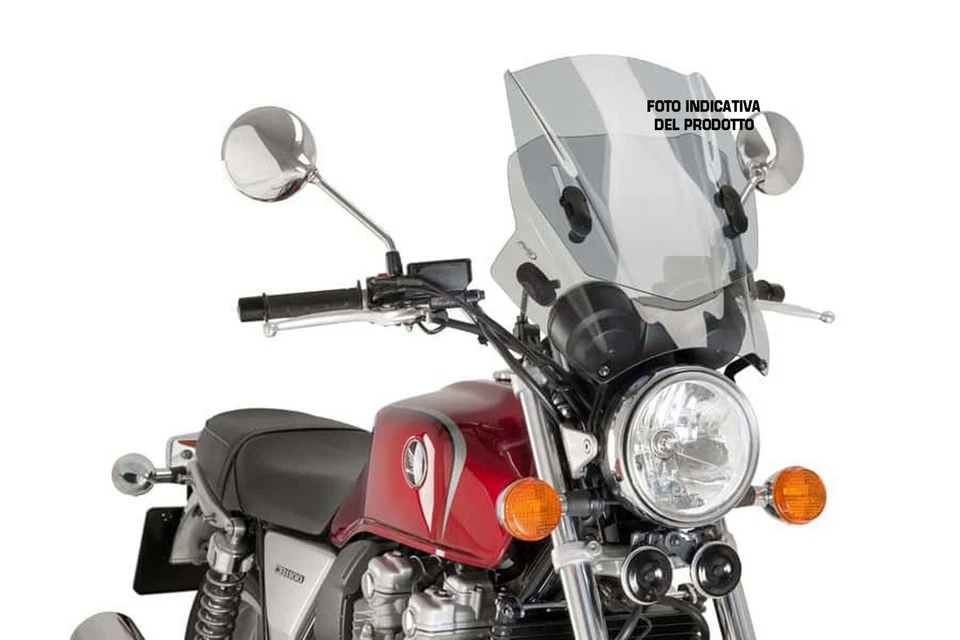 PUIG CUPOLINO UP&DOWN PER YAMAHA XV750 VIRAGO 1995 FUME CHIARO - Imagem 1 de 1