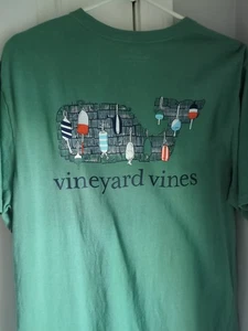 Vineyard Vines Men's Whale Short Sleeve Pocket T Shirt Large - Picture 1 of 5