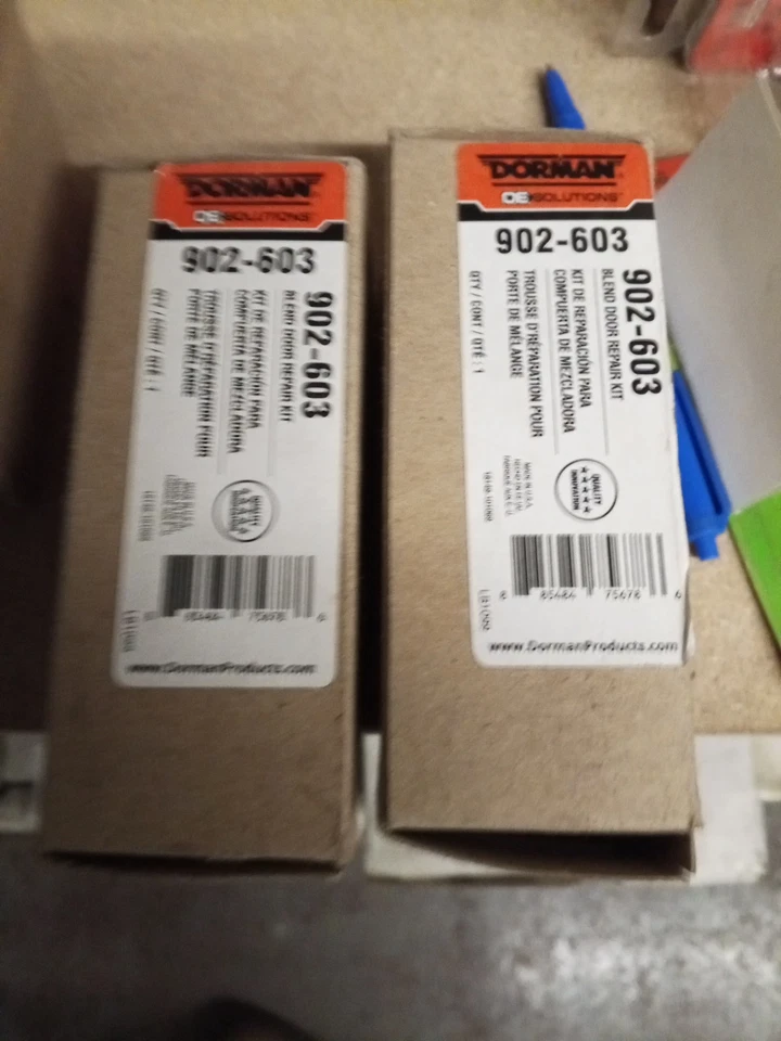 Kit de reparo de porta mistura HVAC Dorman 902-603 serve para 99-04 Jeep Grand Cherokee - Imagem 1 de 1