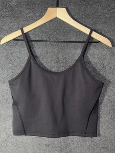 Lululemon Wunder Train Ribbed Tank Top Light Support, A/B Cup Black W1EWWS Sz 8 - Picture 1 of 6