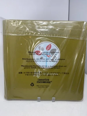 Álbum PicFolio Creative Memories Green LIFE In Pictures 12x12 Bolsillo Página Funda Foto 1 de 4