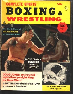 Complete Sports Boxing & Wrestling Magazine January 1962 Rocky Marciano - Picture 1 of 2