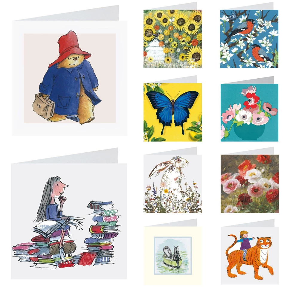 Mini Notecards Wallet Blank with Envelopes Set of 8 - Choose Design - Image 1 of 1