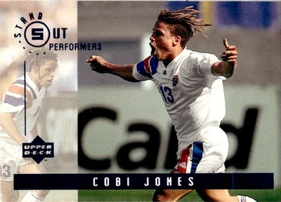Contenders de la Copa Mundial de Cubierta Superior 1994 artistas destacados Cobi Jones EE. UU. #S3 Foto 1 de 2