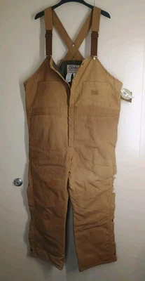 Walls Blizzard Pruf USA Canvas Insulated Bibs Overalls  XXL Reg Coveralls NWT 👇 - Image 1 of 4