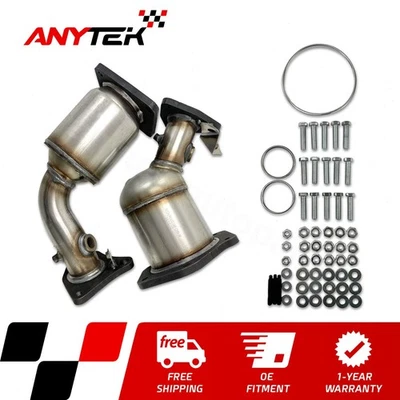 Convertidor catalítico delantero 2 piezas para Nissan Murano Altima Infiniti JX35 2007-2021 Foto 1 de 4