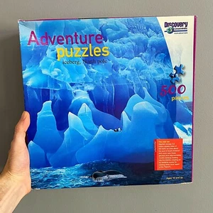 NEW SEALED 1990s Vintage Discovery Adventure ICEBERG NORTH POLE Puzzle 500 Piece - Picture 1 of 3