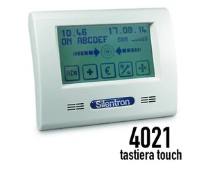 Tastiera SILENTRON 4021 touch screen tastierino allarme wireless senza fili BUS - Picture 1 of 2