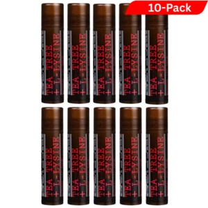 10 x Booming Bob Organic Lip Balm – Tea Tree & L-Lysine | 4.25g - Picture 1 of 2