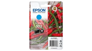Cartucho de tinta cian Epson 503 XP5200 XP5205 WF2960 WF2965 serie Chillies - Imagen 1 de 1