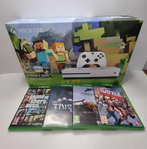 Microsoft Xbox One S 500GB, Cables & 4 Games (No Controller) - Picture 1 of 6