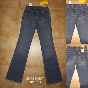 Jeans Lee Donna Star Stretch Slim Fit A Zampa D'elefante Azzurro Taglia W26L33 - Picture 1 of 7