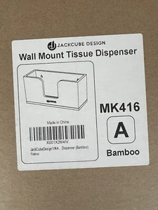 Multifold Bambo Paper Towel Dispenser Décor Natural Color Wall Counter Mount new - Picture 1 of 8
