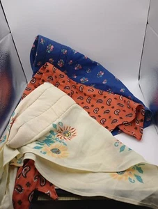 3 Vintage Head Scarves - Picture 1 of 7