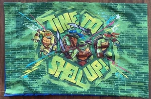 Teenage Mutant Ninja Turtles TMNT: TIME TO SHELL UP Double-Sided Pillowcase (1) - Picture 1 of 12