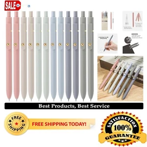 Elegant Set of 24 Retractable Fine Point Pens - Quick Dry Ink for Daily Writing - Picture 1 of 9