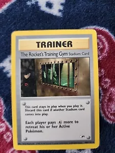 Pokémon PSA 9 MINT - Rocket’s Training Gym - 2000 Gym Heroes Card #104 Rare TCG - Picture 1 of 2