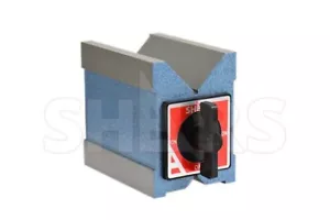 2-3/4" x 3-3/4" x 4" ángulo de acero magnético bloque en V 175 libras Mag tirar nuevo P - Imagen 1 de 7