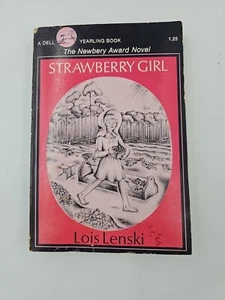 Strawberry Girl by Lois Lenski Vintage 12th Printing Paperback - Foto 1 di 3