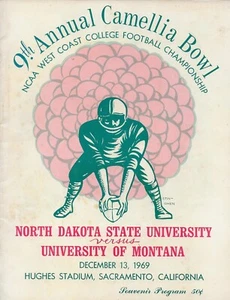 CAMELLIA BOWL GAME-OFFICIAL 1969 PROGRAM-NORTH DAKOTA STATE-U OF MONTANA-NCAA - Picture 1 of 6