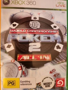 World Championship Poker 2 All-In ,Xbox 360 , VGC, FREE POSTAGE !!! - Picture 1 of 4