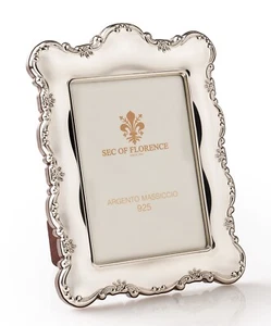 6"x 4" in Solid 925 Sterling Silver Photo Picture Frame 7397/10x15 Wood Back USA - Picture 1 of 8