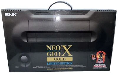 SNK Neo Geo X Gold Limited Edition Ninja Masters Console w/ Handheld USA New - Image 1 of 4