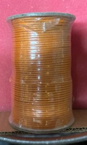 Waxed cotton cord 2 mm orange 100 yards - Picture 1 of 3