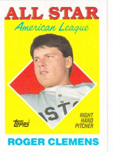 1988 TOPPS..ROGER CLEMENS..ALL-STAR..# 394..RED SOX..FREE COMBINED SHIPPING - Picture 1 of 1