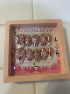 Kitty Handmade Custom Press on Acrylic Nail with Jelly Glue Kit (Large) - Picture 1 of 4