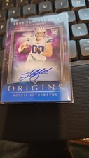 Luke Schoonmaker 2023 Panini Origins Rookie Autographs On-Card Blue Auto /49