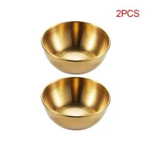 4pcs 2pcs Stainless Steel Serving Dishes Sets Tray Plates Kitchen Tableware - Picture 1 of 27