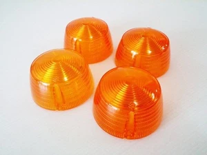 Lente de señal PARA Suzuki TS50 TS75 TS100 TS125 TS185 TS250 TS400 nueva 4 piezas - Imagen 1 de 4