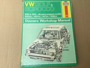Haynes VW Golf & Scirocco workshop manual - 1974 to 1979 - Picture 1 of 3