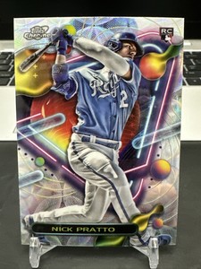 2023 Topps Cosmic Chrome NICK PRATTO Nucleus Refractor RC - Kansas City Royals