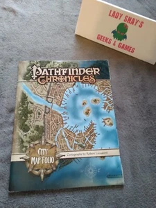 Paizo Pathfinder Chronicles City Map Folio de Rob Lazzaretti PZO9215 RPG D&D - Imagen 1 de 2
