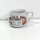 Vintage/Retro Oxtail Soup Recipe Mug Bowl With Handles